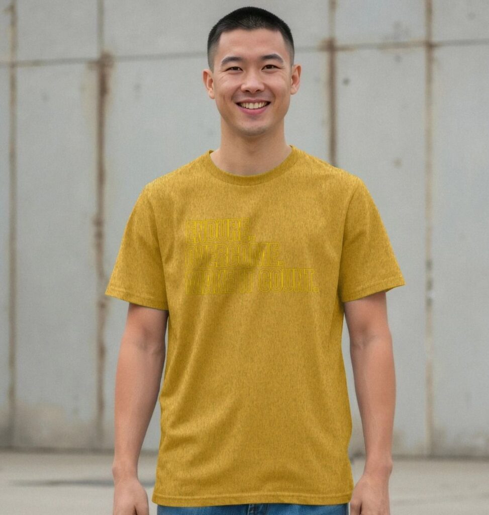 Tough Smudge EOM T-Shirt – Endure. Overcome. Make It Count.
