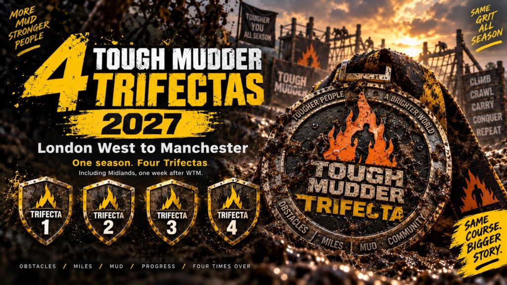 Four Tough Mudder Trifectas in 2027